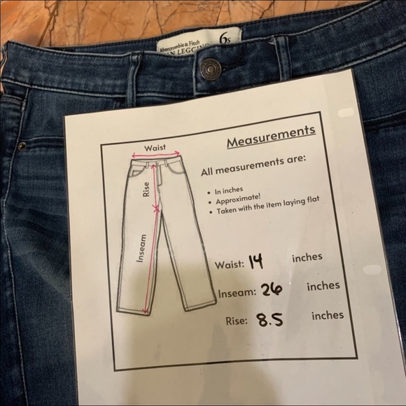 Abercrombie & Fitch Jean Leggings Skinny Blue Jean - Picture 13 of 13